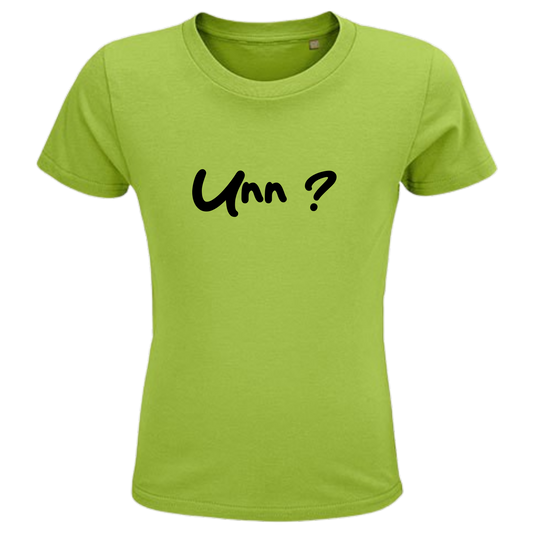 Unn ? Shirt Kids schwarze Optik