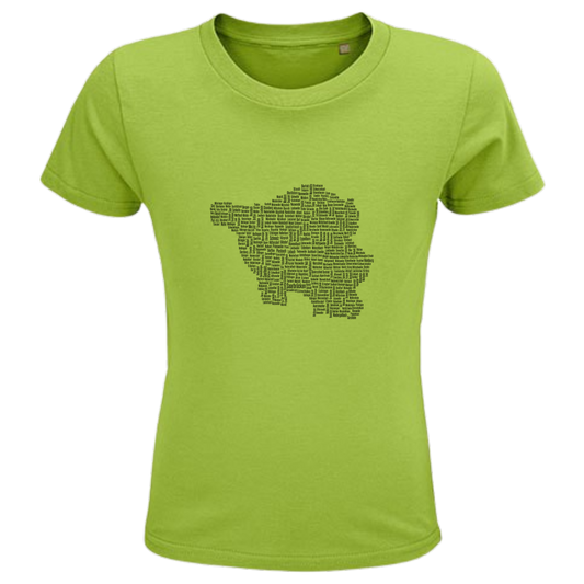 Saarland Original Shirt Kids - versch.Farben - Unisex -Schwarze Optik