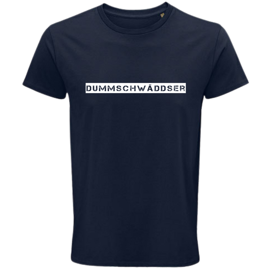 Dummschwäddser Shirt - UNISEX - weiße Optik