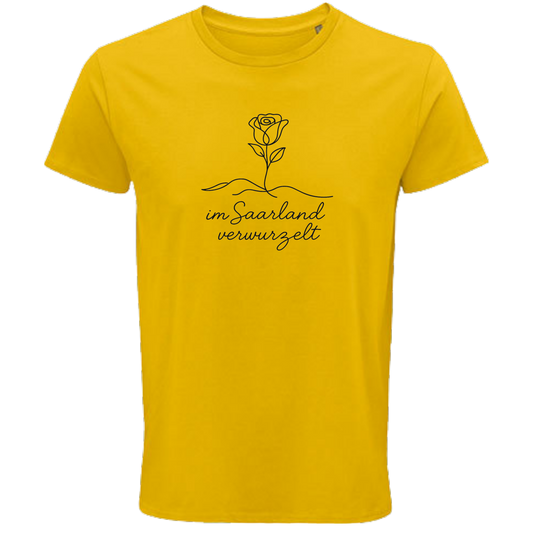 Im Saarland verwurzelt Shirt - UNISEX - schwarze Optik