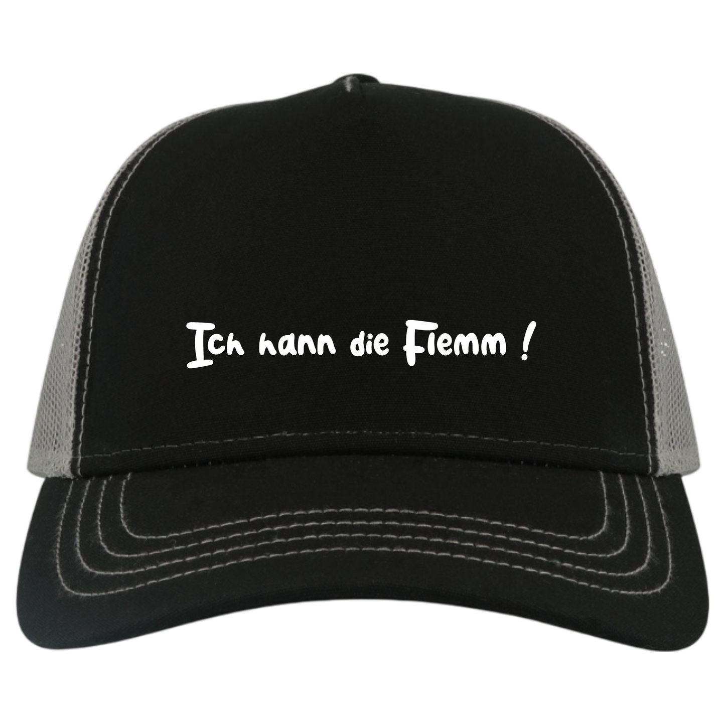 Ich hann die Flemm! Cap - UNISEX - Weiße Optik