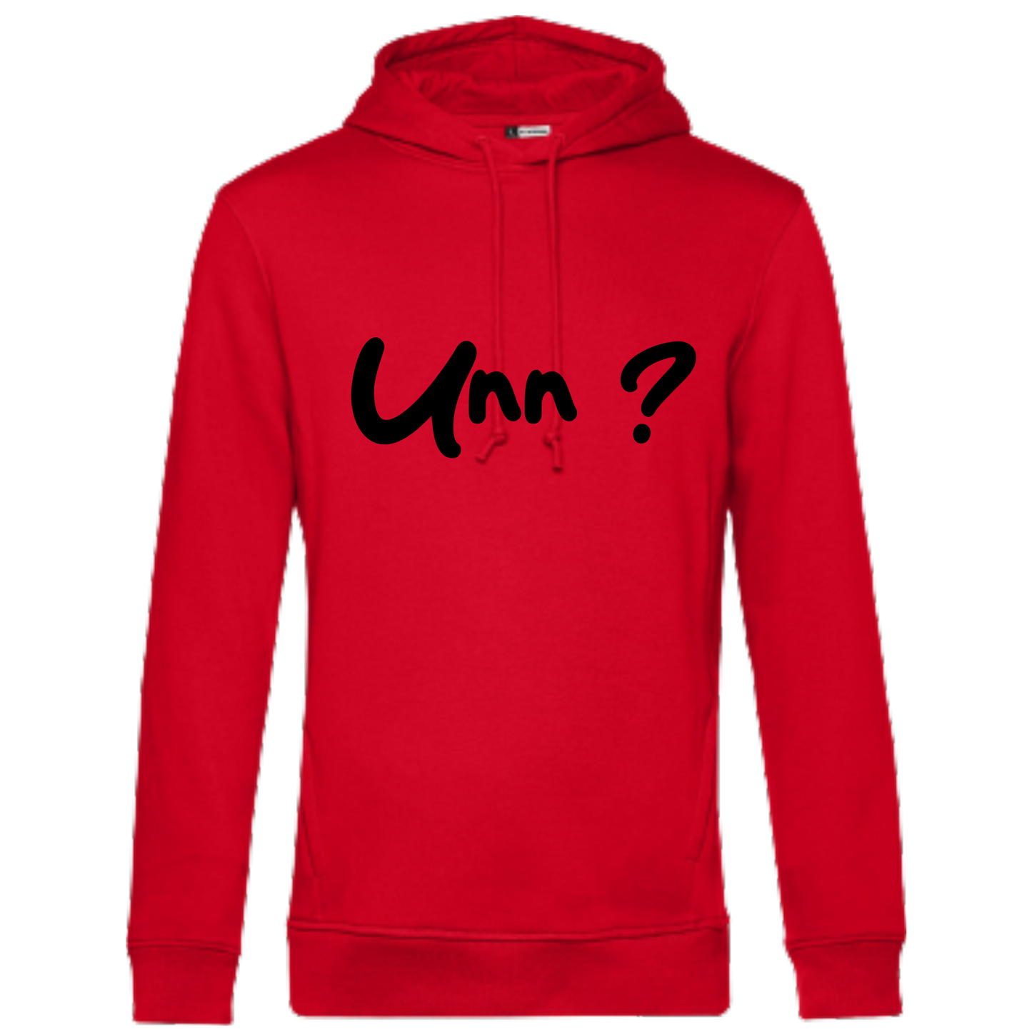 Unn ? Hoodie - UNISEX - Schwarze Optik
