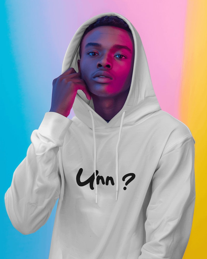 Unn ? Hoodie - UNISEX - Schwarze Optik