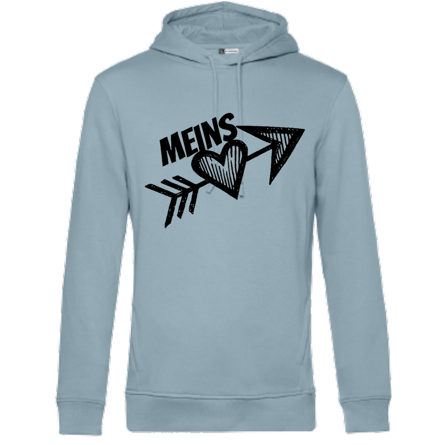 Meins Hoodie - UNISEX - Schwarze Optik