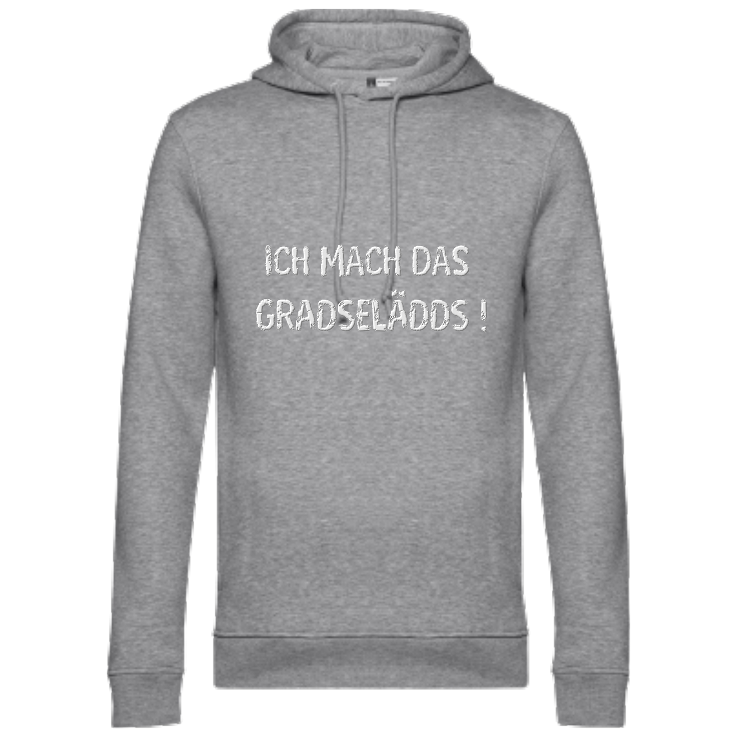 Das mach ich GRADSELÄDDS Hoodie - UNISEX - Weiße Optik