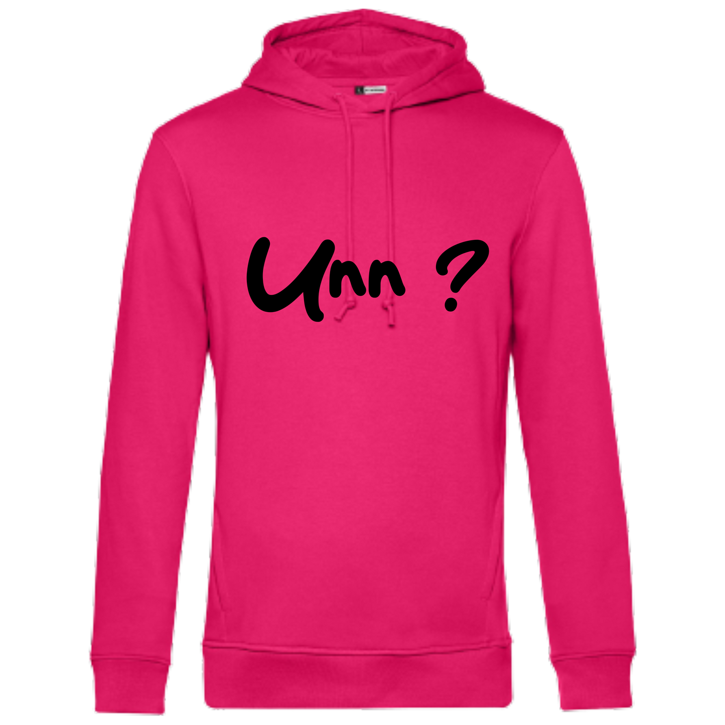 Unn ? Hoodie - UNISEX - Schwarze Optik