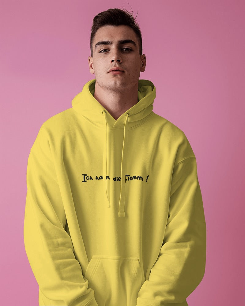 Ich hann die Flemm ! Hoodie - UNISEX - Schwarze Optik