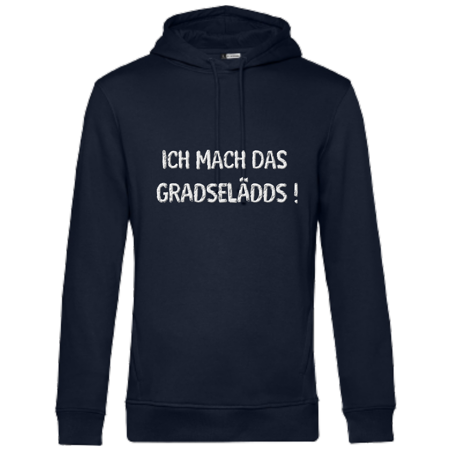 Das mach ich GRADSELÄDDS Hoodie - UNISEX - Weiße Optik