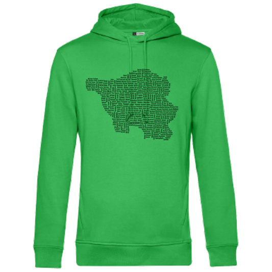 Saarland Original Hoodie - versch.Farben - Unisex - Schwarze Optik