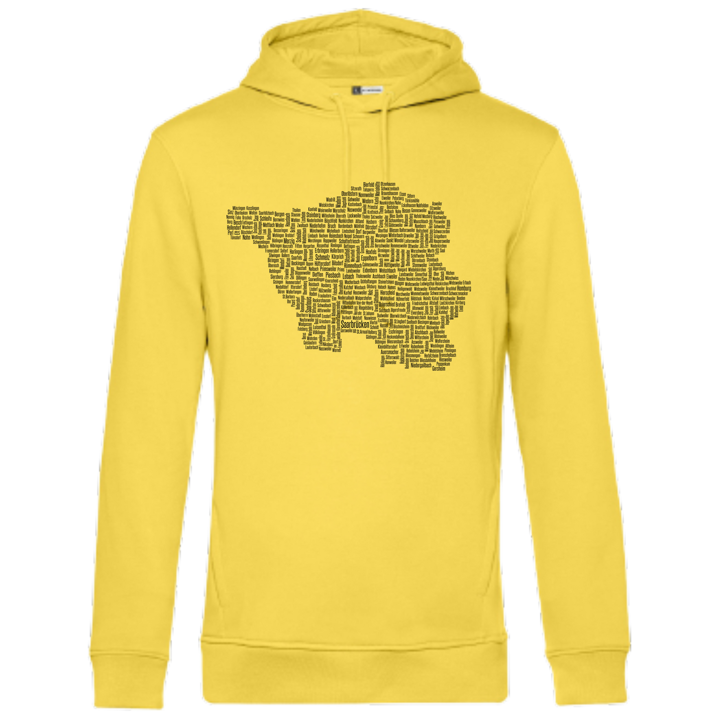 Saarland Original Hoodie - versch.Farben - Unisex - Schwarze Optik