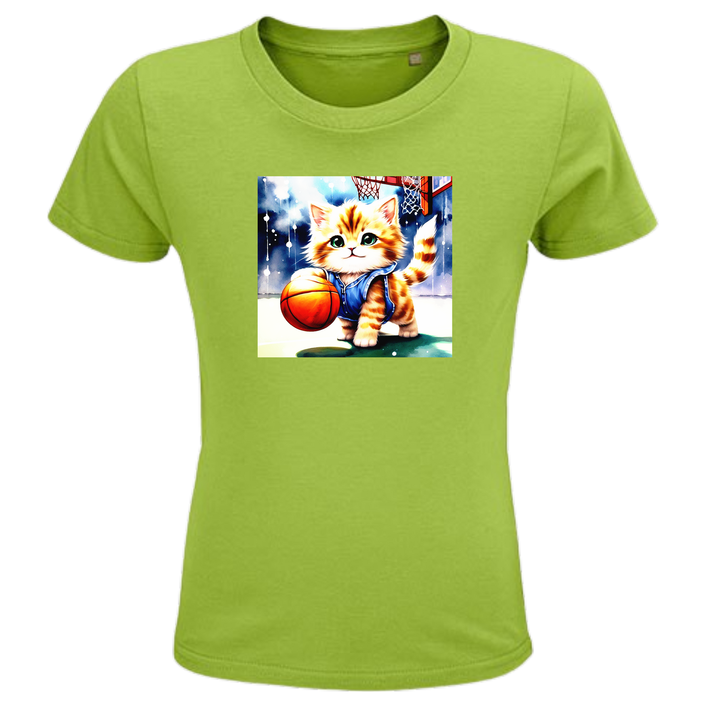 Die Basketballkatze Shirt Kids