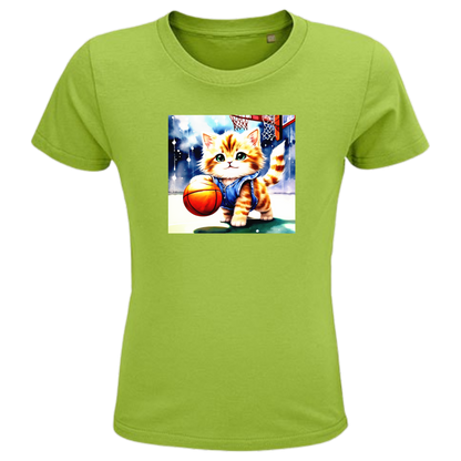 Die Basketballkatze Shirt Kids