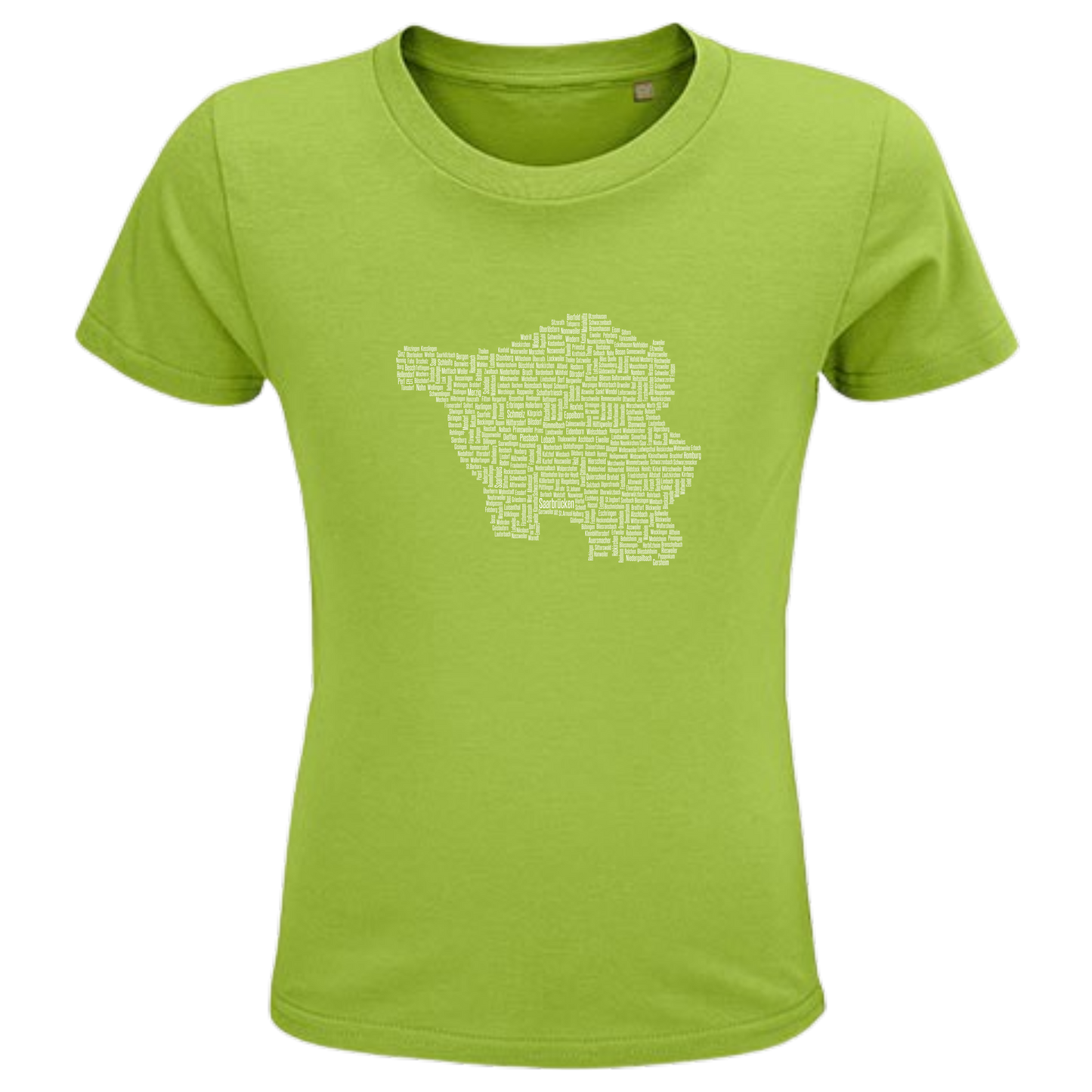 Saarland Original Shirt Kids - versch.Farben - Unisex - Weiße Optik