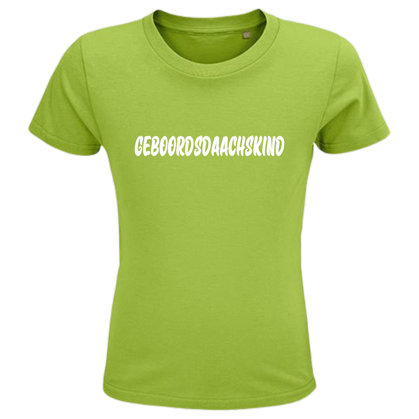 Geboordsdaachskind  Shirt Kids - versch.Farben - Unisex - Weiße Optik