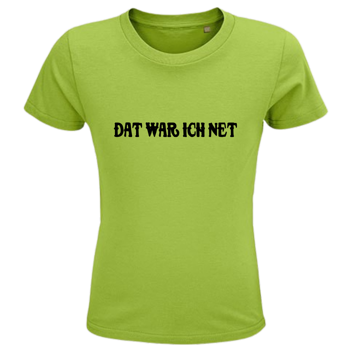 Dat war ich net Shirt Kids - versch.Farben - Unisex - Schwarze Optik