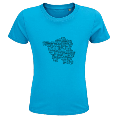 Saarland Original Shirt Kids - versch.Farben - Unisex -Schwarze Optik