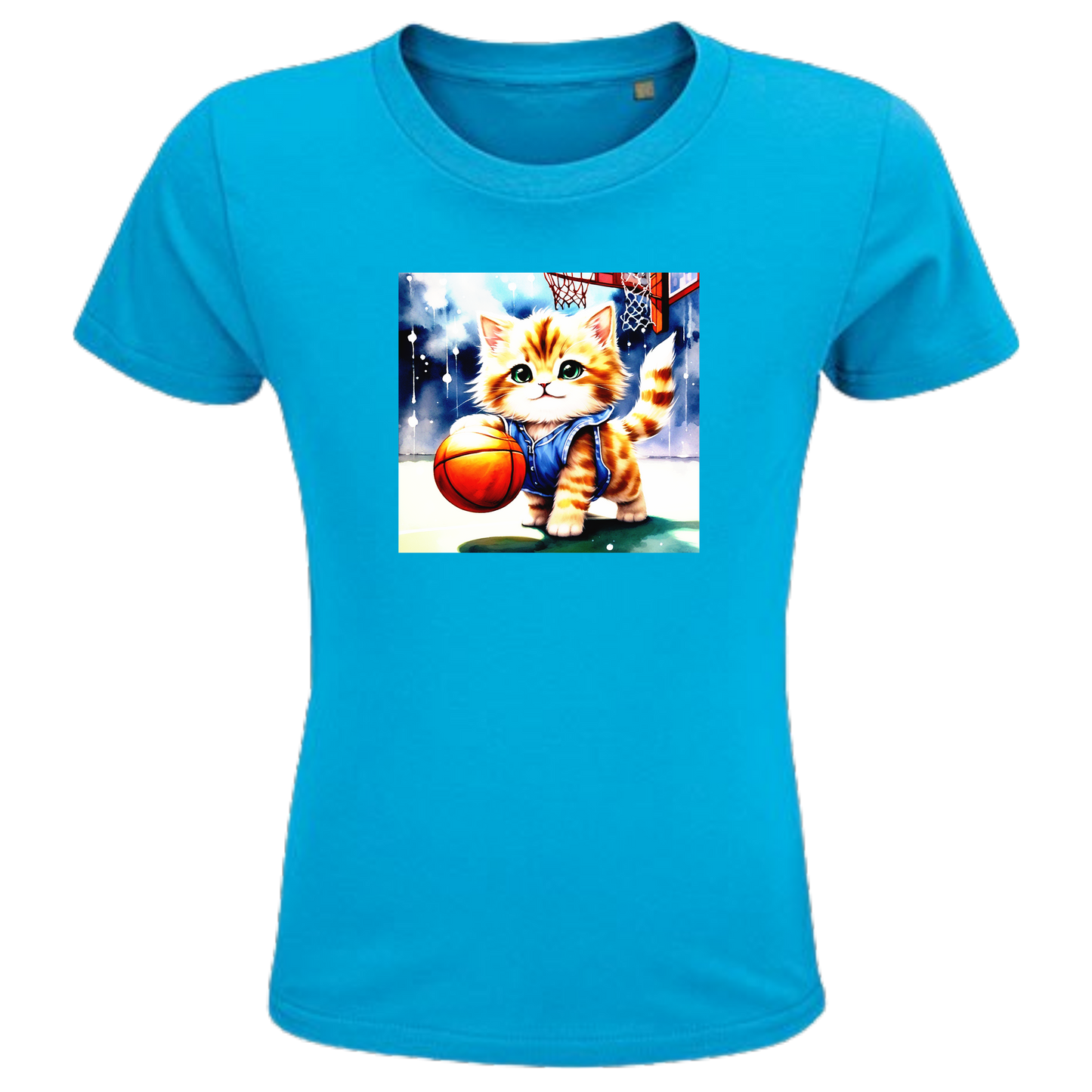 Die Basketballkatze Shirt Kids