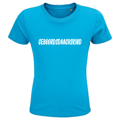 Geboordsdaachskind  Shirt Kids - versch.Farben - Unisex - Weiße Optik