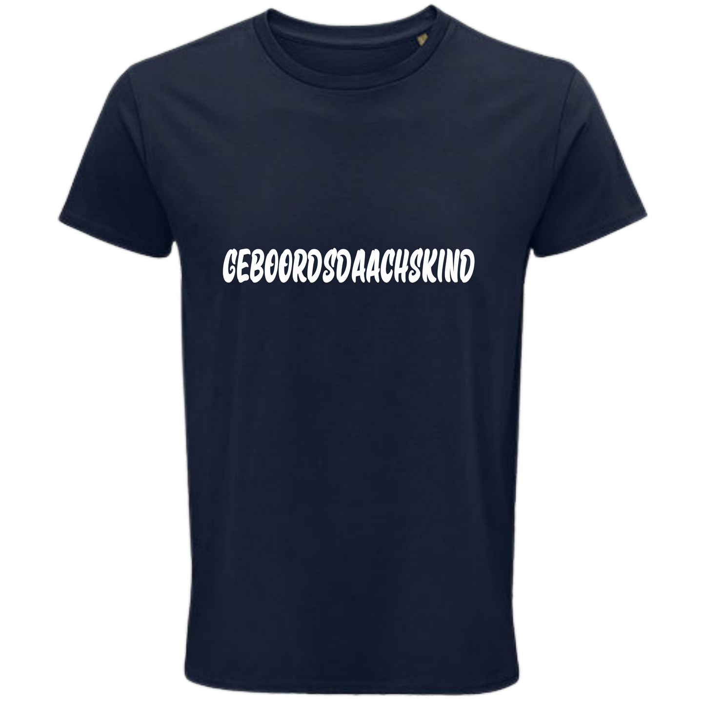 Geboordsdaachskind Shirt - UNISEX - weiße Optik