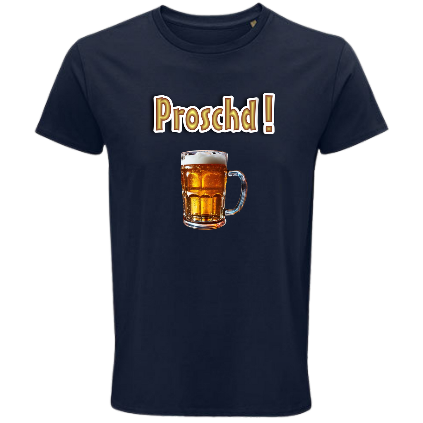 Proschd ! Shirt - UNISEX - weiße Optik