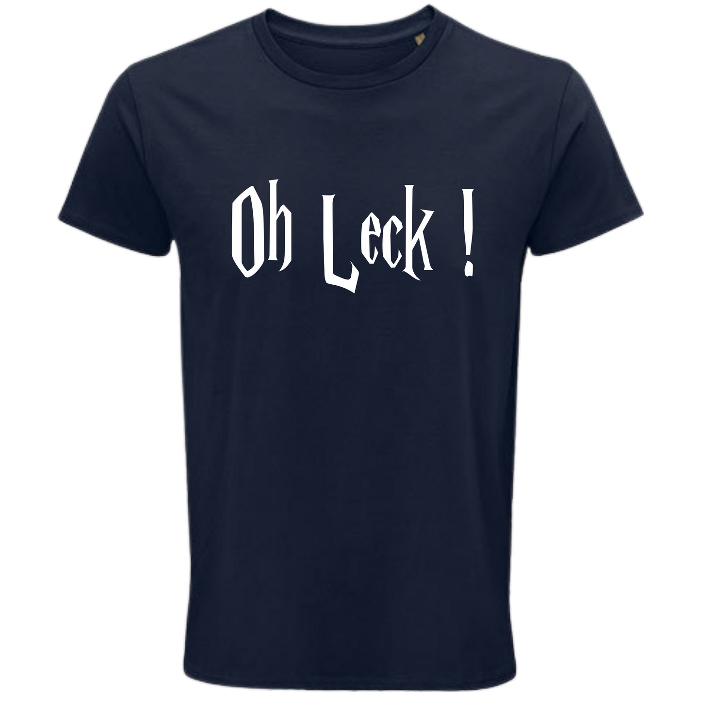 O Leck Shirt - UNISEX - weiße Optik