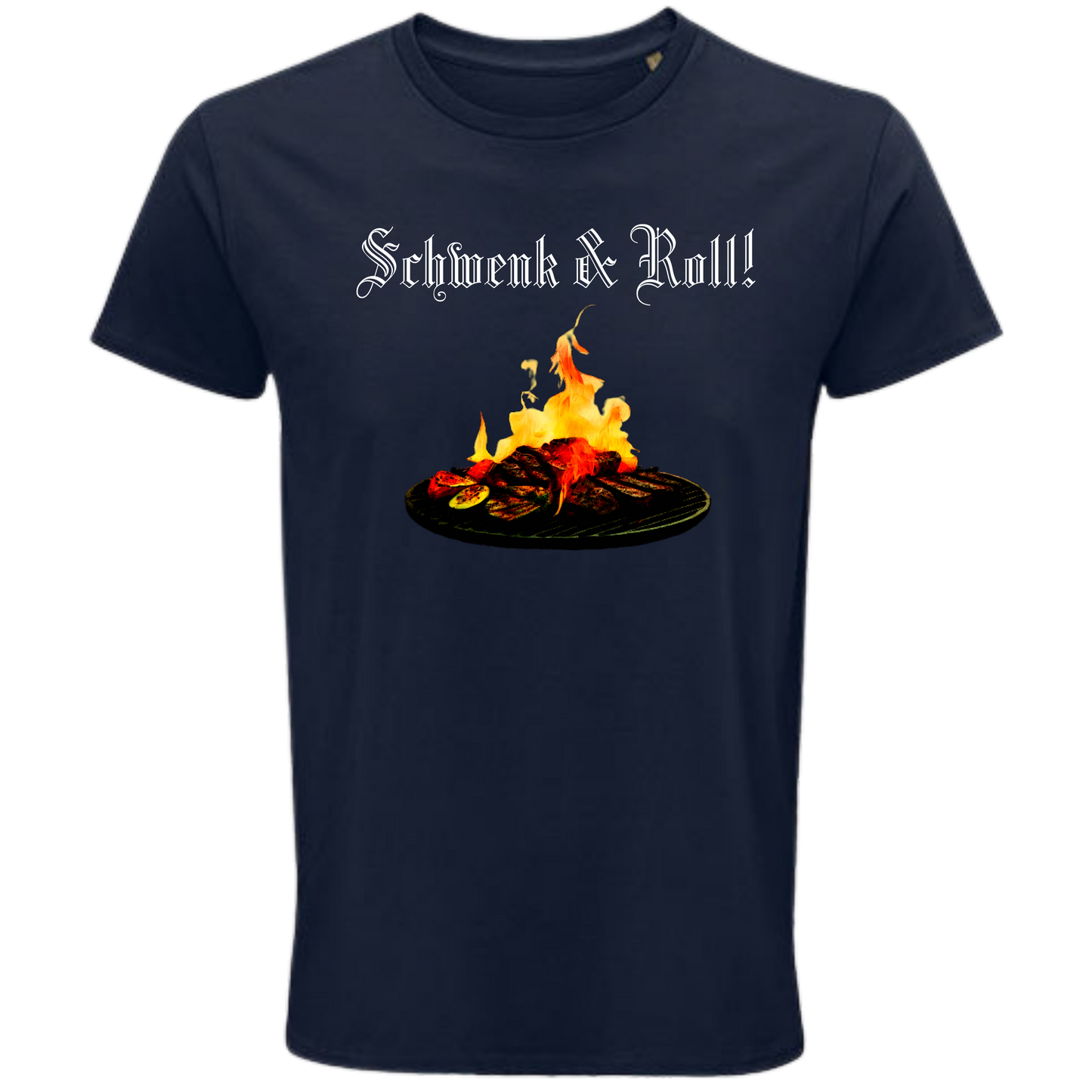 Schwenk & Roll Shirt - UNISEX - weiße Optik