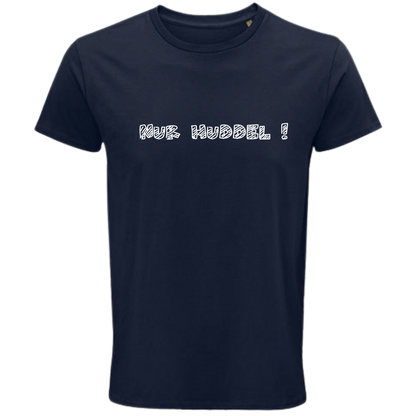 Nur Huddel ! Shirt - UNISEX - weiße Optik