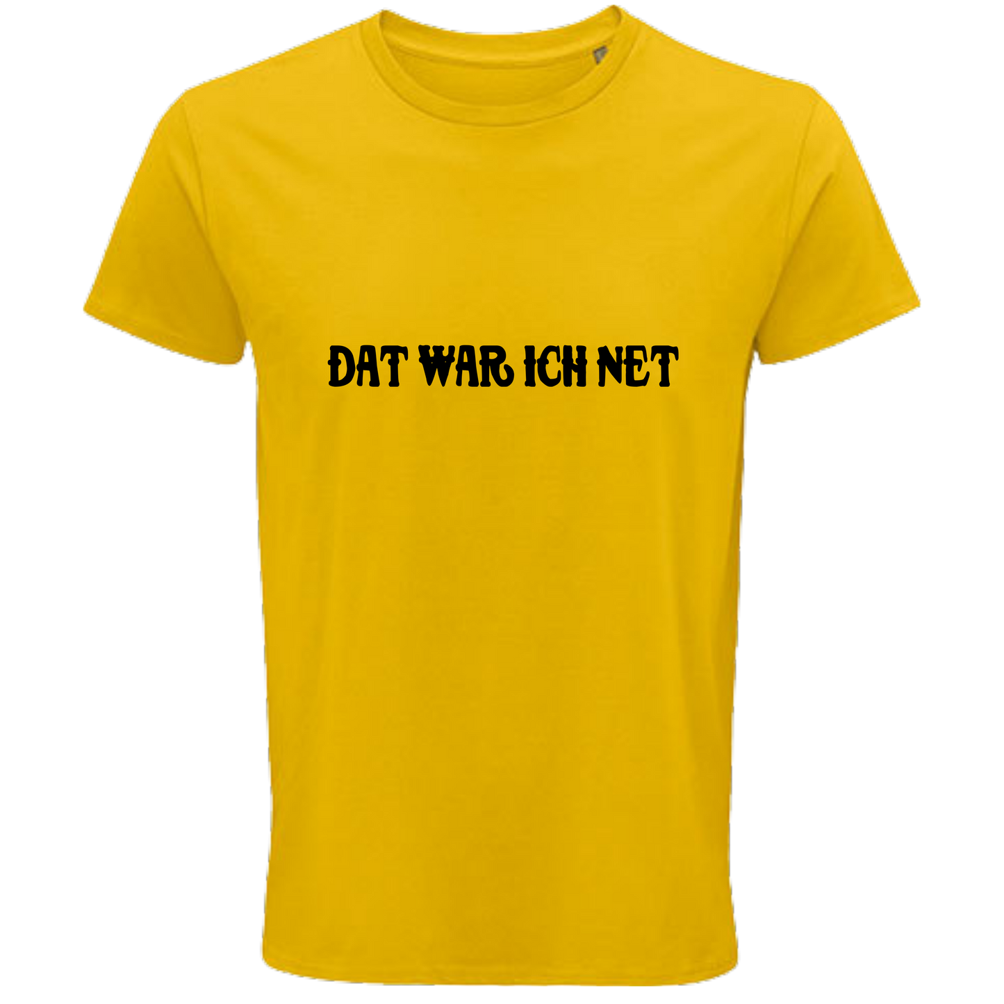 Dat war ich net Shirt - UNISEX - schwarze Optik