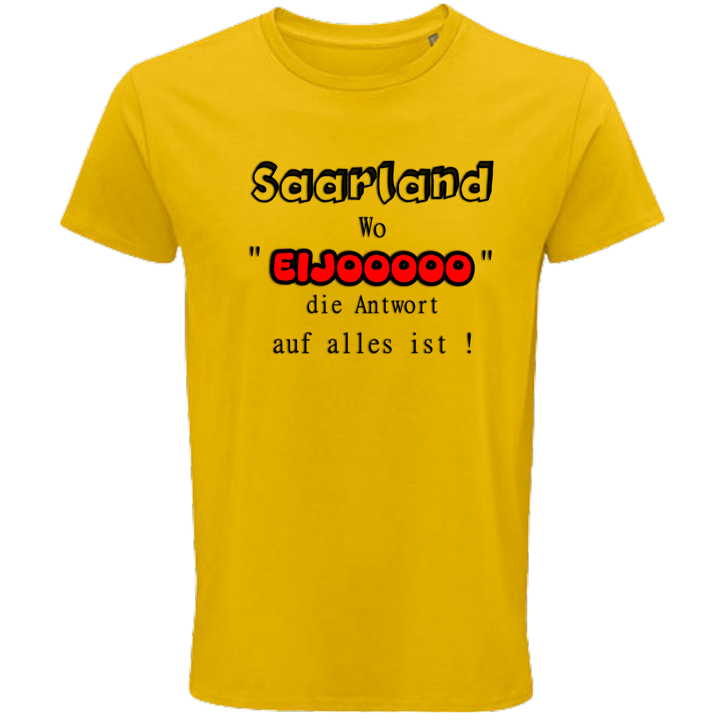 EIJOOOOO Shirt - UNISEX - schwarze Optik