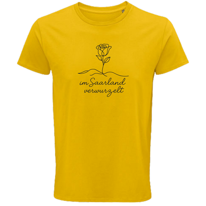 Im Saarland verwurzelt Shirt - UNISEX - schwarze Optik