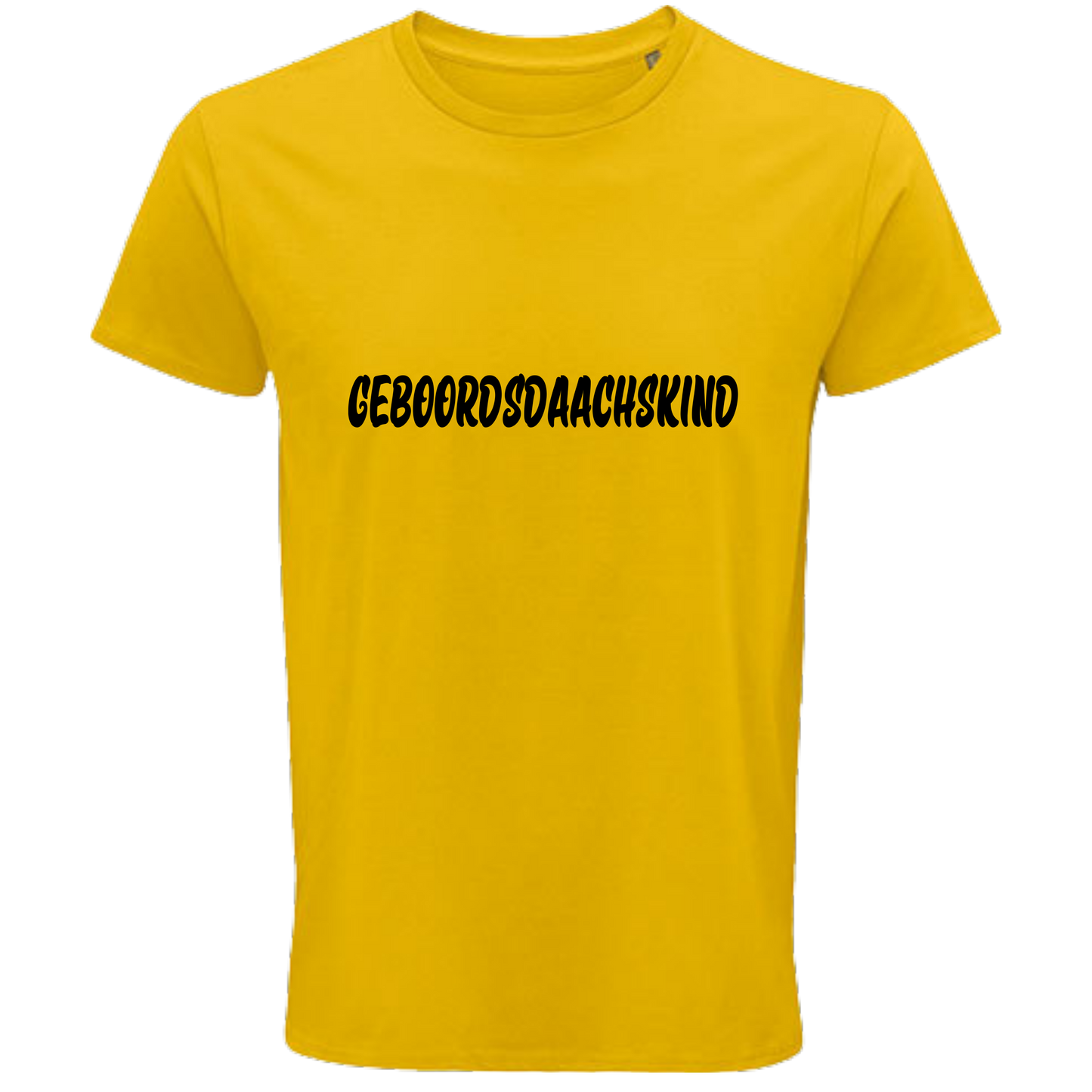 Geboordsdaachskind Shirt - UNISEX - schwarze Optik