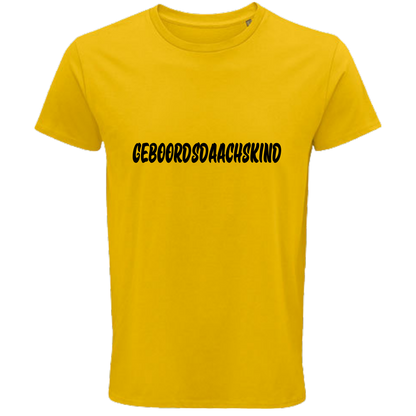 Geboordsdaachskind Shirt - UNISEX - schwarze Optik