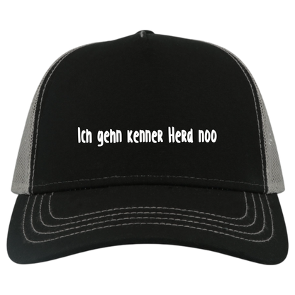 Ich gehn kenner Herd noo Cap - UNISEX - Weiße Optik