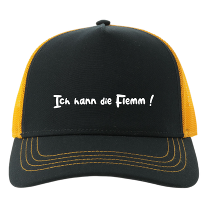 Ich hann die Flemm!  Cap - UNISEX - Weiße Optik