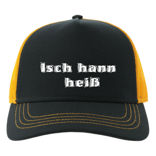 Isch hann heiß Cap - UNISEX - weiße Optik