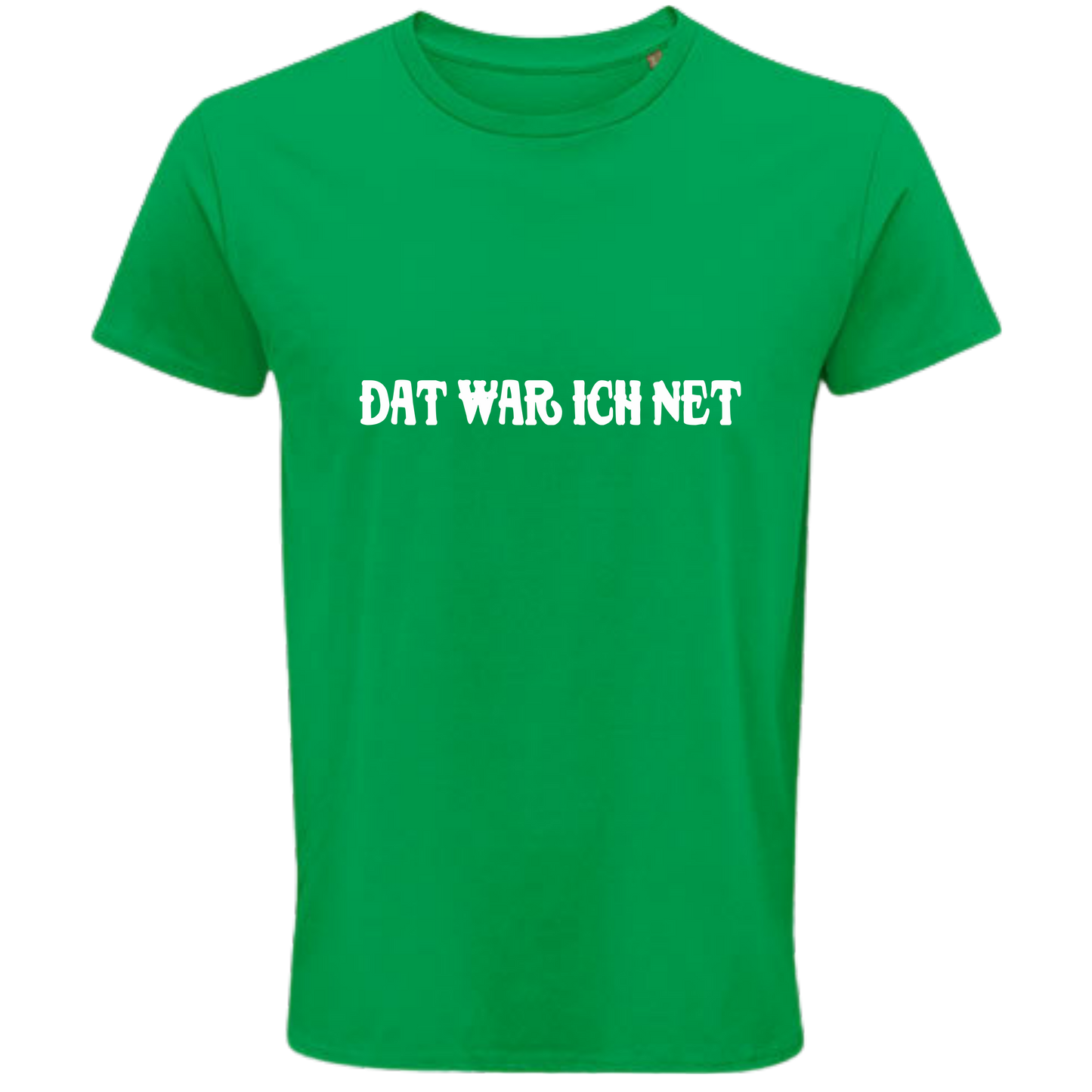 Dat war ich net  Shirt - UNISEX - weiße Optik