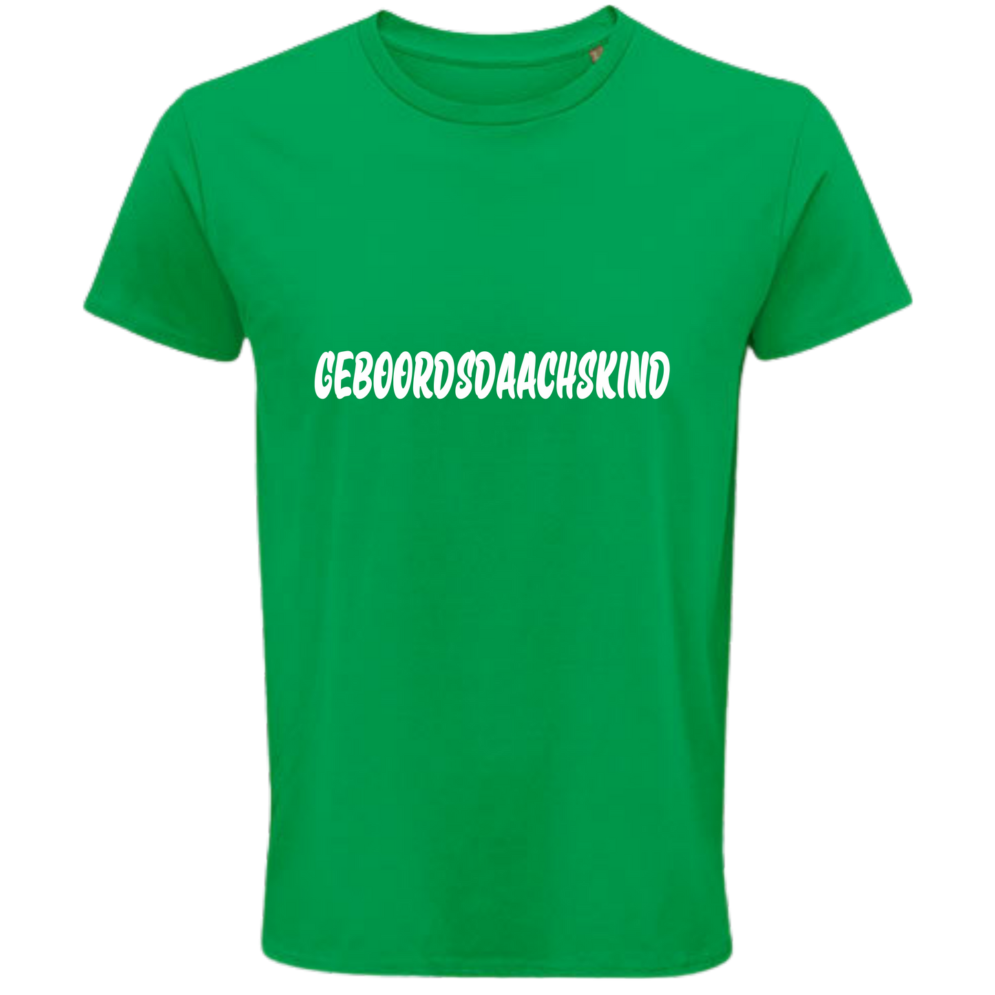 Geboordsdaachskind Shirt - UNISEX - weiße Optik