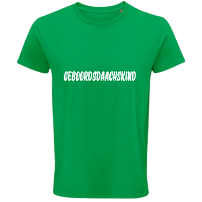 Geboordsdaachskind Shirt - UNISEX - weiße Optik