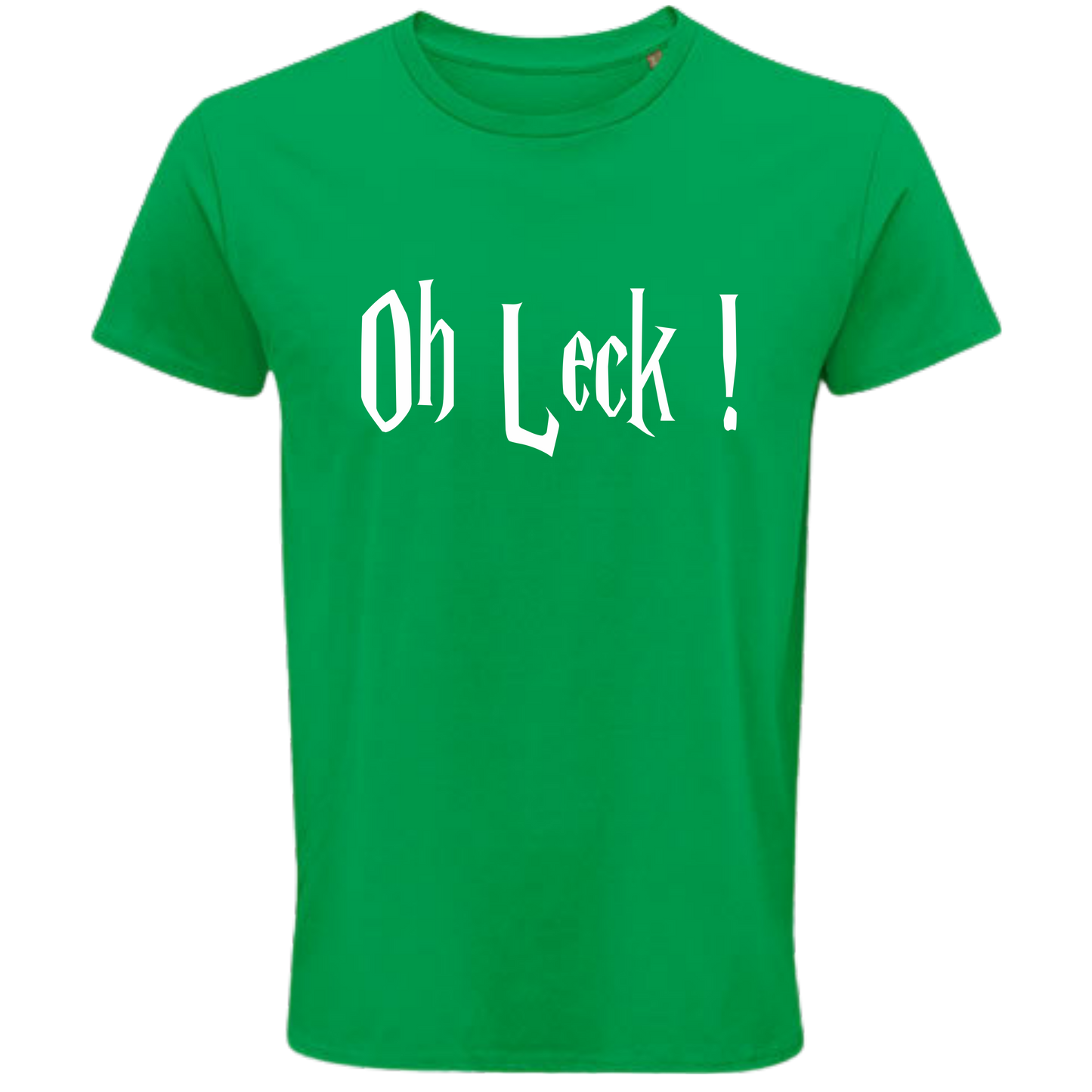 O Leck Shirt - UNISEX - weiße Optik