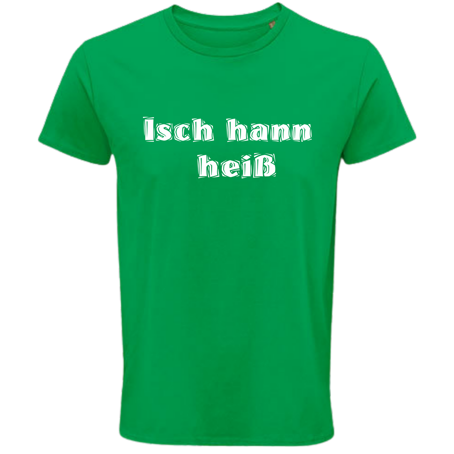 Isch hann heiß! Shirt - UNISEX - weiße Optik