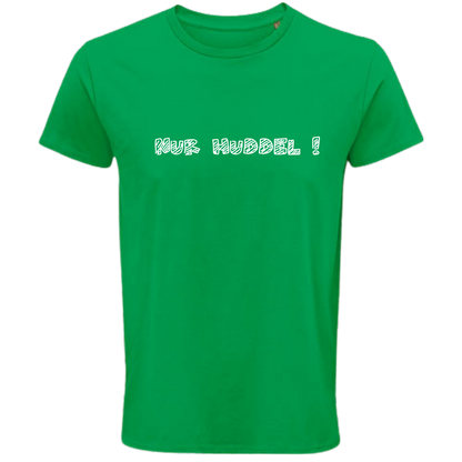 Nur Huddel ! Shirt - UNISEX - weiße Optik