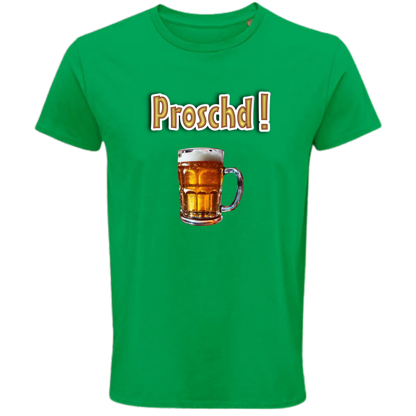 Proschd ! Shirt - UNISEX - weiße Optik