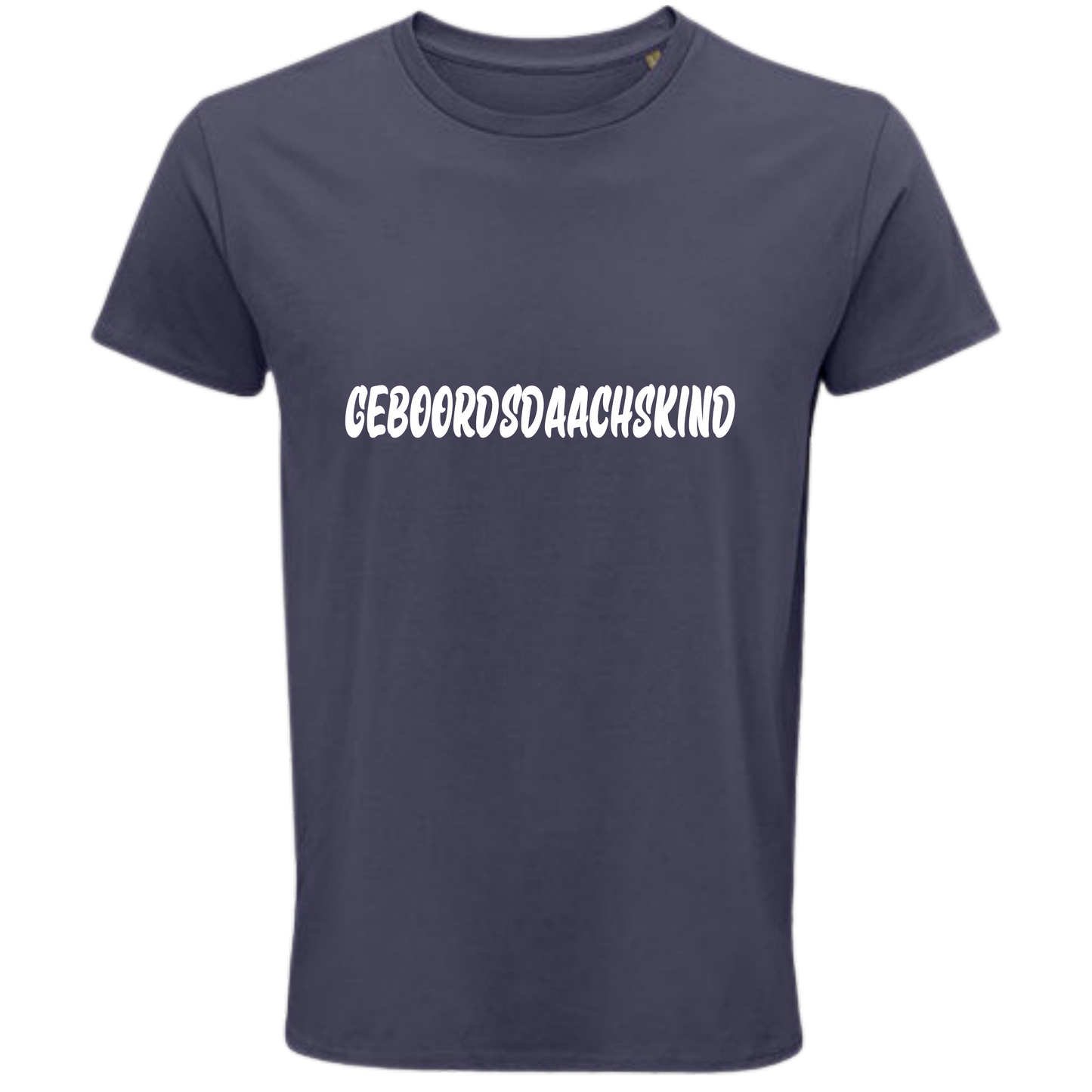 Geboordsdaachskind Shirt - UNISEX - weiße Optik