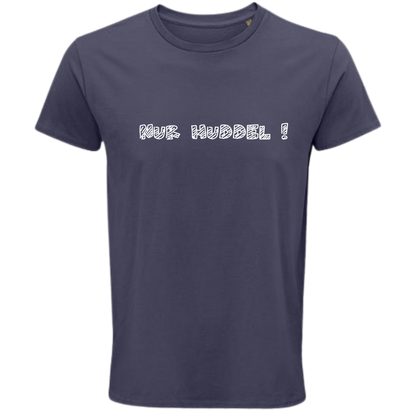 Nur Huddel ! Shirt - UNISEX - weiße Optik