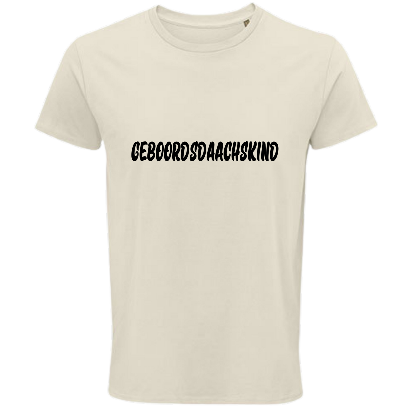 Geboordsdaachskind Shirt - UNISEX - schwarze Optik