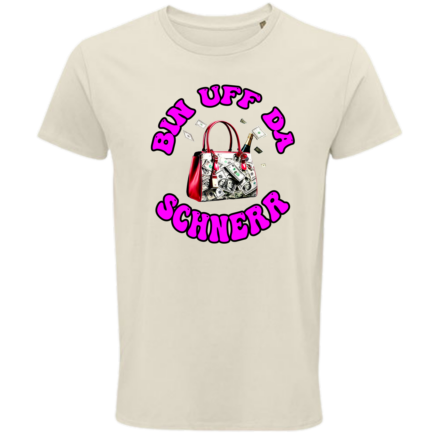 Bin uff da Schnerr Shirt - schwarze Optik