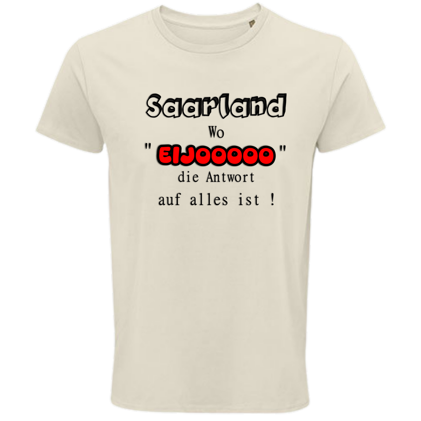 EIJOOOOO Shirt - UNISEX - schwarze Optik