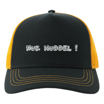 Nur Huddel!  Cap - UNISEX - Weiße Optik