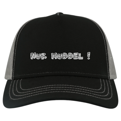 Nur Huddel!  Cap - UNISEX - Weiße Optik