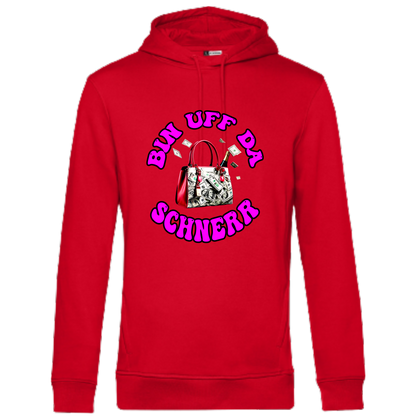 Bin uff da Schnerr Hoodie - UNISEX - Schwarze Optik